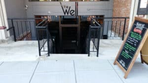 the well entrance